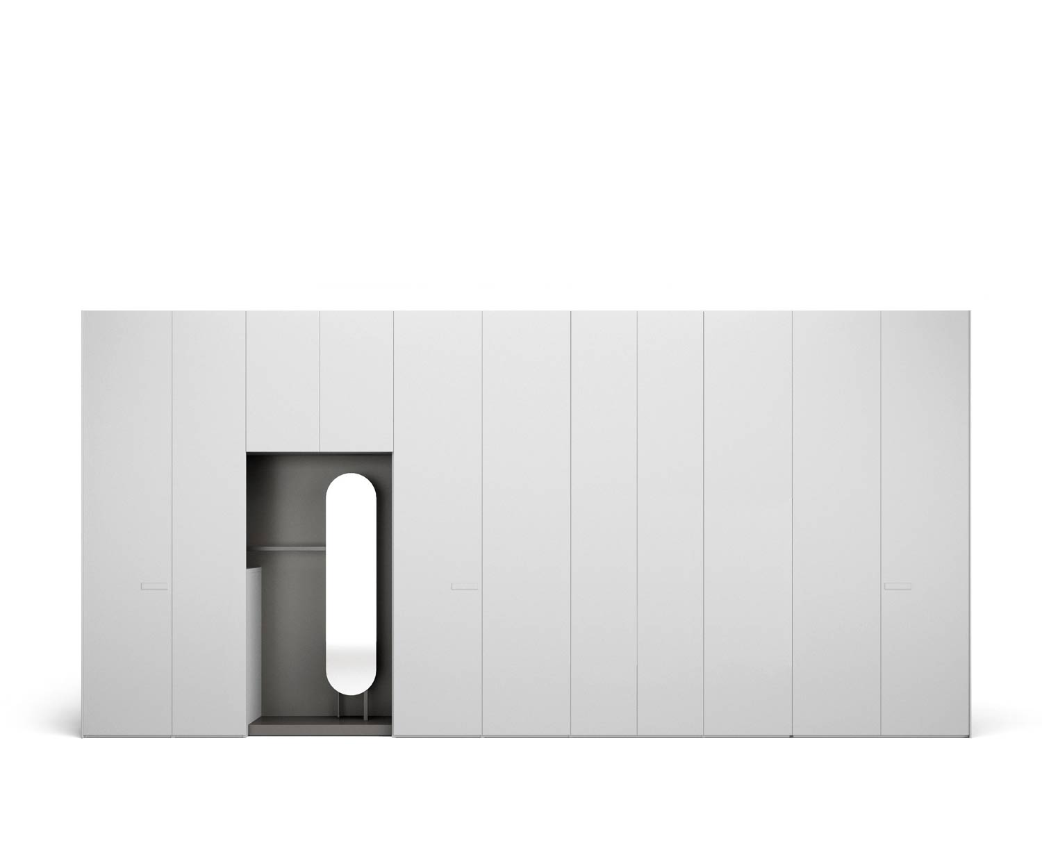 Exklusiver Novamobili Move Design Kleiderschrank mit Garderobe Exklusiver Novamobili Move Design Kleiderschrank mit Garderobe