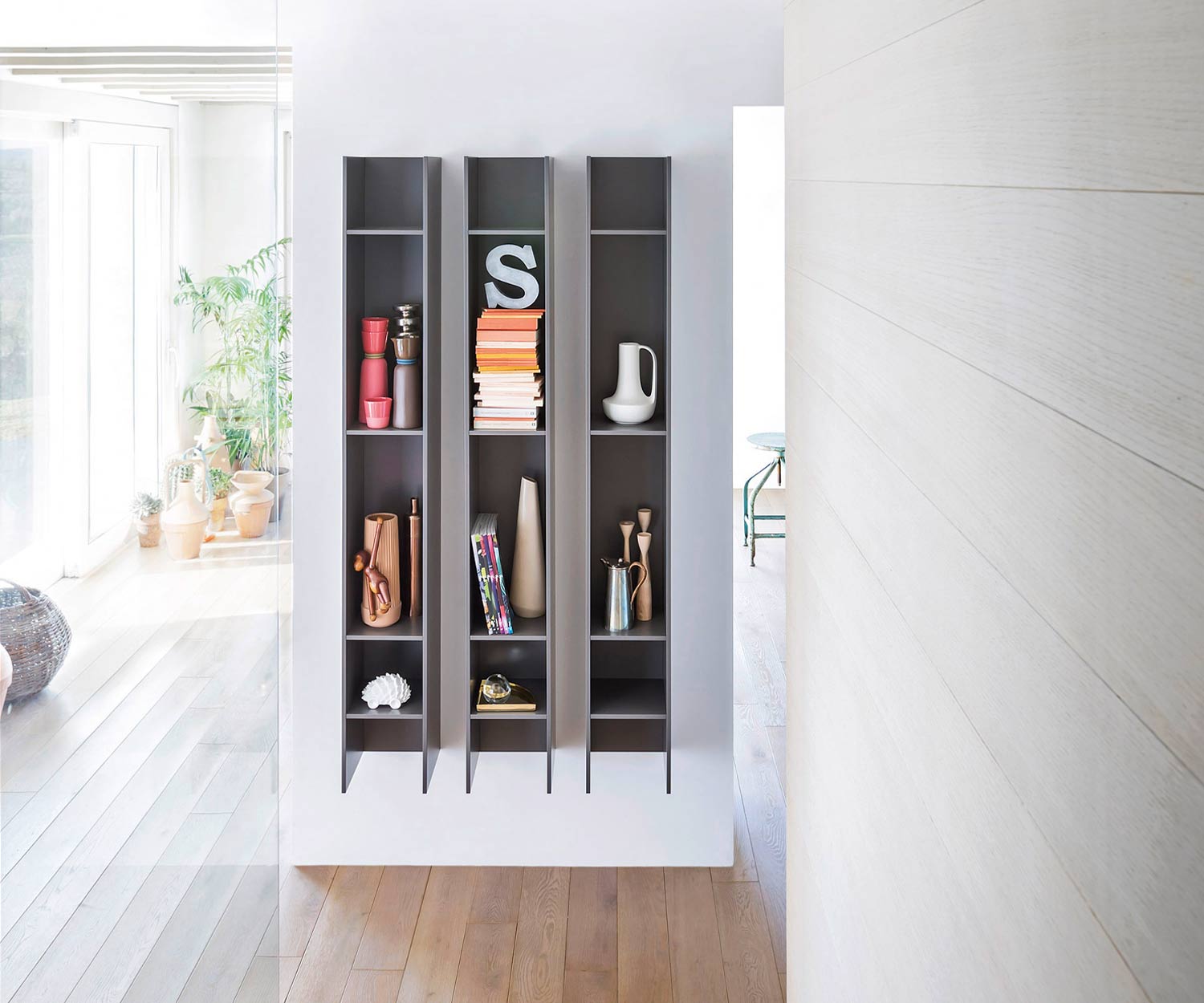 Design Wohnzimmer Wandbücherregal Butterfly von Novamobili Design Wohnzimmer Wandbücherregal Butterfly von Novamobili