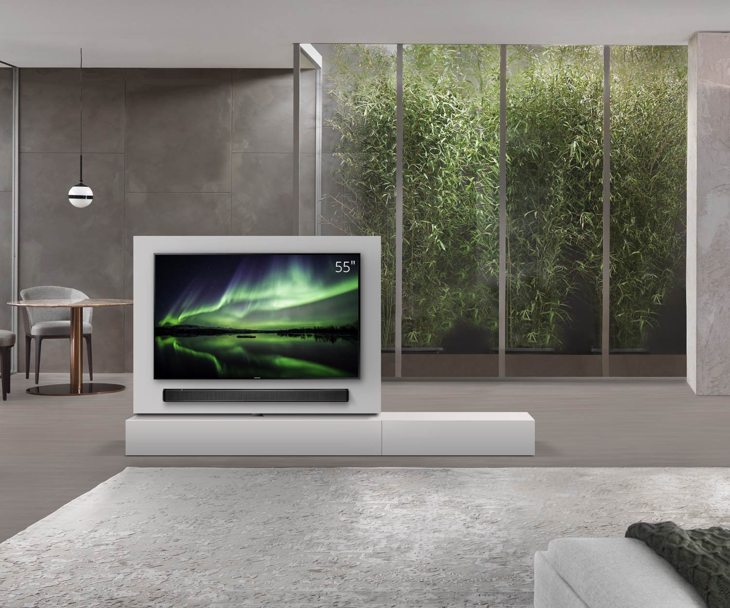 Livitalia Roto Design Lowboard Raumteiler mit drehbarem TV Paneel B150 65 H25 T47 ArticoM B90re oBox Livitalia Roto Design Lowboard Raumteiler mit drehbarem TV Paneel B150 65 H25 T47 ArticoM B90re oBox