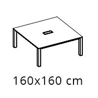 Skizze P80 Manager Bürotisch Skizze P80 Manager Bürotisch